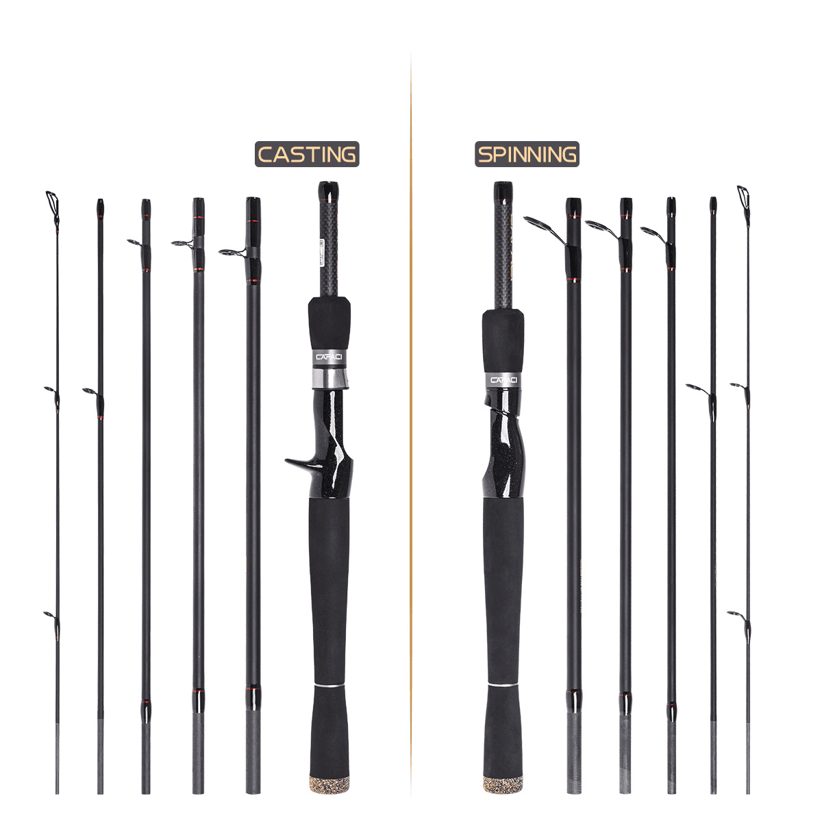 Lure Rod - Multi-Section Ultra-Short Lure Rod